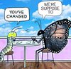 CATERPILLAR: You’ve Changed.  BUTTERFLY: We’re supposed to.